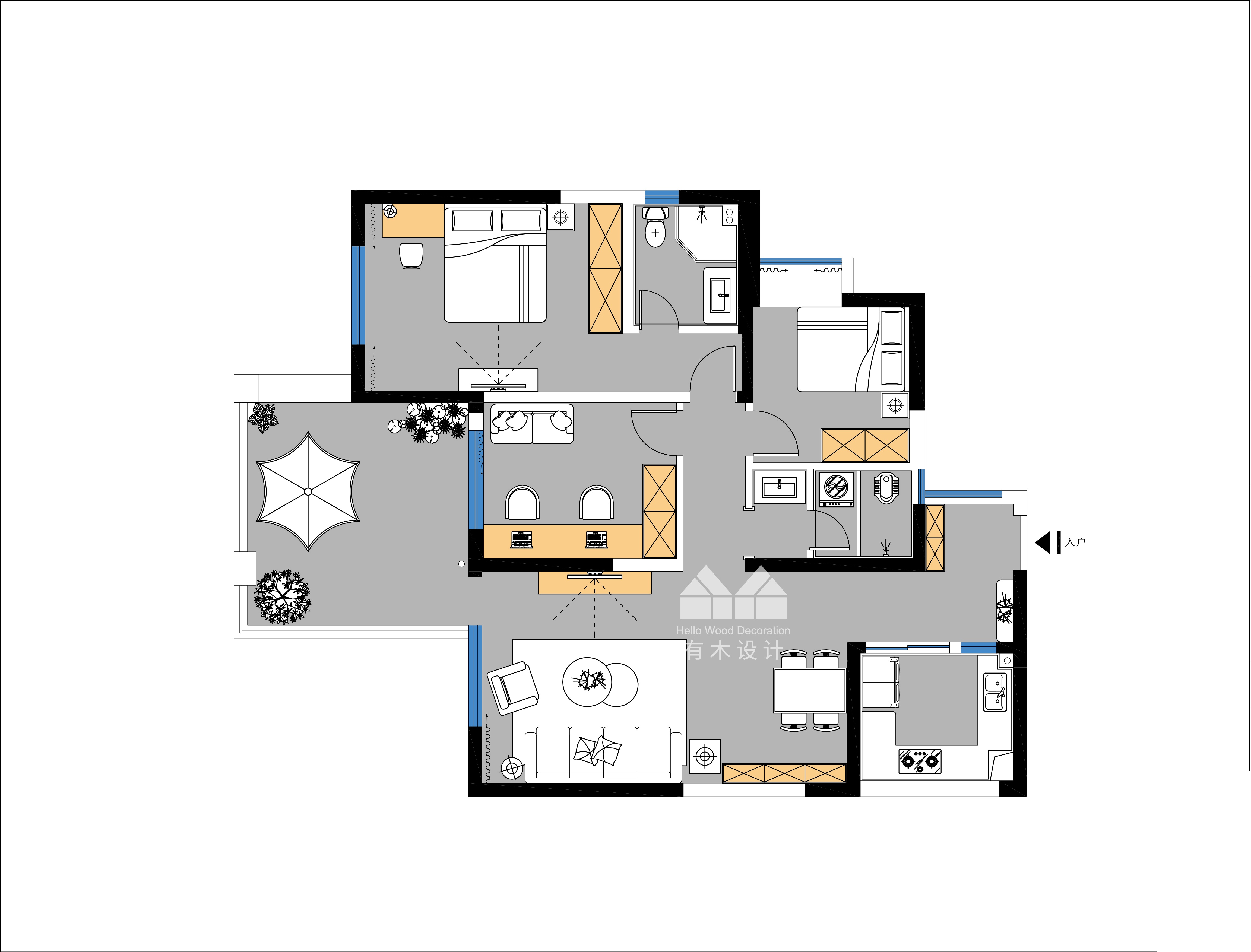 有木设计签约南湖国际社区装修设计